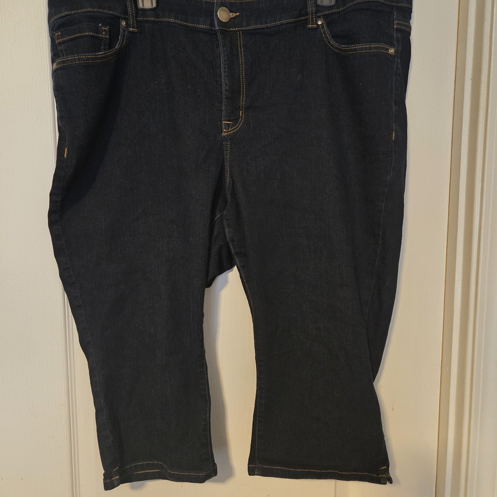 Lane Bryant Dark Indigo Capris